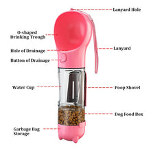 Load image into Gallery viewer, Pet Water Food Feeder Bottle