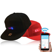 Load image into Gallery viewer, APP Controlled LED Baseball Cap