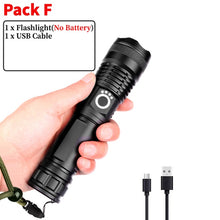 Load image into Gallery viewer, Waterproof Rechargeable Flashlight
