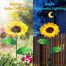 Load image into Gallery viewer, Sunflowers Solar Lawn Light