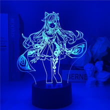 Load image into Gallery viewer, Genshin Impact Night Light 3D Illusion