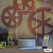 Load image into Gallery viewer, LED Night Light Note Board