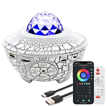 Load image into Gallery viewer, Night Light with Ocean Wave Music Speaker