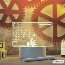 Load image into Gallery viewer, LED Night Light Note Board