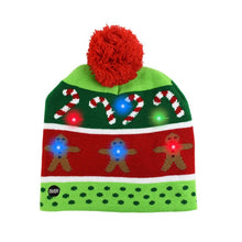 Load image into Gallery viewer, LED Christmas Knitted Hat