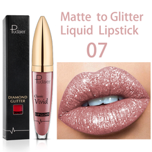 Load image into Gallery viewer, 18 Colors Long Lasting Matte Glitter Liquid Shiny Lip Gloss