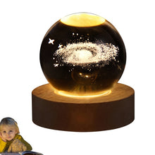 Load image into Gallery viewer, Glowing Crystal Ball Night Light