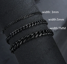 Load image into Gallery viewer, Mens Classic Cuban Chain Bracelet in Quality Stainless Steel - Toy Town Central