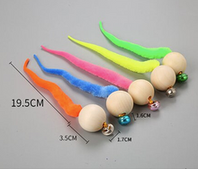 Load image into Gallery viewer, Amazing New Colorful Wiggly Tail Cat Toy