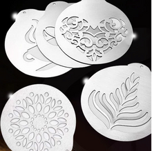 Load image into Gallery viewer, Professional Quality Stainless Steel Coffee Art Stencil Set - Toy Town Central
