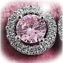 Load image into Gallery viewer, Beautiful Genuine Sterling Silver Luxury Fashion 6mm Zircon Stud Earrings Hallmarked Silver setting - Toy Town Central