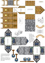 Load image into Gallery viewer, 3D Card Cut Out Town and Village Model Set - Toy Town Central