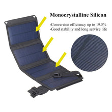 Load image into Gallery viewer, Waterproof 5V Foldable Solar Panel