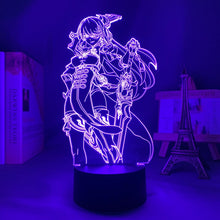 Load image into Gallery viewer, Genshin Impact Night Light 3D Illusion