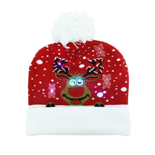 Load image into Gallery viewer, LED Christmas Knitted Hat