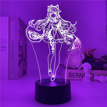 Load image into Gallery viewer, Genshin Impact Night Light 3D Illusion