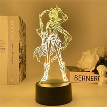 Load image into Gallery viewer, Genshin Impact Night Light 3D Illusion