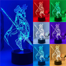 Load image into Gallery viewer, Genshin Impact Night Light 3D Illusion