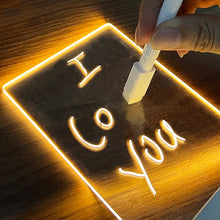 Load image into Gallery viewer, LED Night Light Note Board