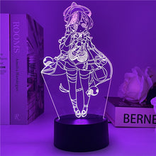 Load image into Gallery viewer, Genshin Impact Night Light 3D Illusion