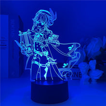 Load image into Gallery viewer, Genshin Impact Night Light 3D Illusion