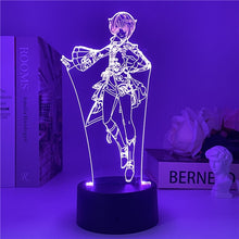 Load image into Gallery viewer, Genshin Impact Night Light 3D Illusion