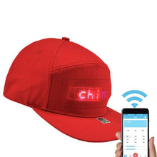 Load image into Gallery viewer, APP Controlled LED Baseball Cap