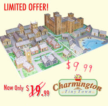 Load image into Gallery viewer, 3D Card Cut Out Town and Village Model Set