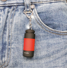 Load image into Gallery viewer, Powerful LED Mini Flashlight, Key Chain Portable, Waterproof Built-in Battery USB Rechargeable Flashlight - Toy Town Central
