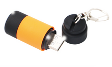 Load image into Gallery viewer, Powerful LED Mini Flashlight, Key Chain Portable, Waterproof Built-in Battery USB Rechargeable Flashlight - Toy Town Central