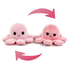 Load image into Gallery viewer, Adorable and Cute Reversible Flip Octopus Plush Toy with Color Choice - Toy Town Central