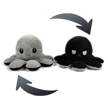 Load image into Gallery viewer, Adorable and Cute Reversible Flip Octopus Plush Toy with Color Choice - Toy Town Central