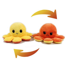 Load image into Gallery viewer, Adorable and Cute Reversible Flip Octopus Plush Toy with Color Choice - Toy Town Central