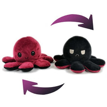 Load image into Gallery viewer, Adorable and Cute Reversible Flip Octopus Plush Toy with Color Choice - Toy Town Central