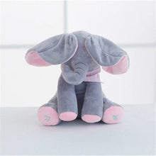 Load image into Gallery viewer, Peek-a-Boo Elephant Soft Animated Talking and Singing Musical 30cm Teddy - Toy Town Central