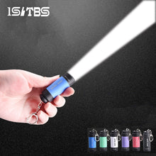Load image into Gallery viewer, Powerful LED Mini Flashlight, Key Chain Portable, Waterproof Built-in Battery USB Rechargeable Flashlight - Toy Town Central