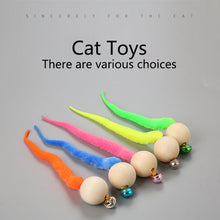 Load image into Gallery viewer, Amazing New Colorful Wiggly Tail Cat Toy