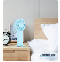 Load image into Gallery viewer, Neck Fan -Portable USB and Desk Top Mount or Handheld
