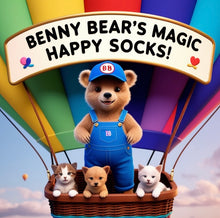 Load image into Gallery viewer, Magic Happy Socks by Benny Bear®️ Kids Designer Range
