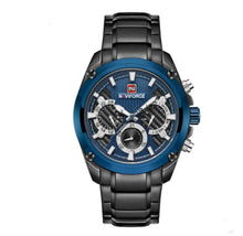 Load image into Gallery viewer, Designer Steel Band Sports and Business Chronograph by NAVIFORCE
