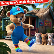 Load image into Gallery viewer, Magic Happy Socks by Benny Bear®️ Kids Designer Range
