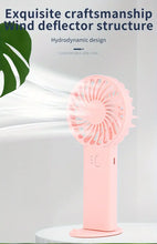 Load image into Gallery viewer, Neck Fan -Portable USB and Desk Top Mount or Handheld
