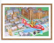 Load image into Gallery viewer, Benny Bear Kids Bedroom or Play Room Print Digital Download
