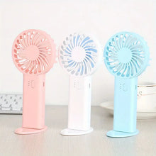 Load image into Gallery viewer, Neck Fan -Portable USB and Desk Top Mount or Handheld
