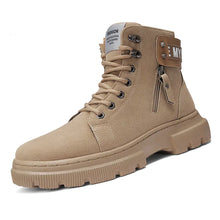 Load image into Gallery viewer, Retro British High-Top Tradie Boots for Men
