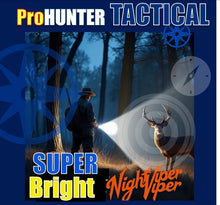 Load image into Gallery viewer, Tactical NightViper XHP90 LED Flashlight: USB Rechargeable Power Military Grade Performance
