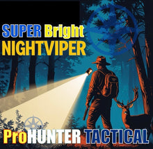 Load image into Gallery viewer, Tactical NightViper XHP90 LED Flashlight: USB Rechargeable Power Military Grade Performance
