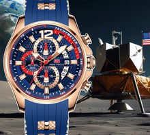 Load image into Gallery viewer, MINI FOCUS Waterproof Quartz Large Dial Watch
