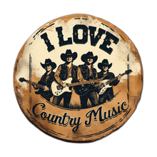 Load image into Gallery viewer, Unisex t-shirt I Love Country Music (1)
