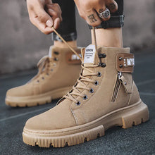 Load image into Gallery viewer, Retro British High-Top Tradie Boots for Men
